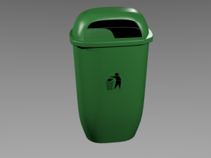 trash bin Modèle 3D
