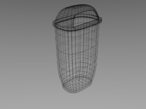 trash bin Modèle 3D