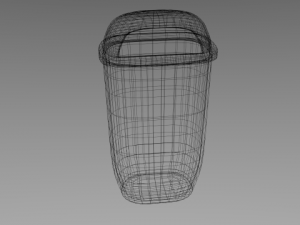 trash bin Modèle 3D