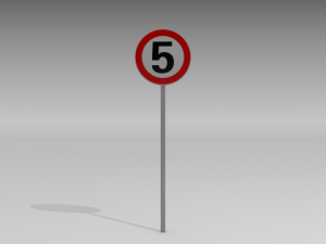 road sign pack 3D Модель