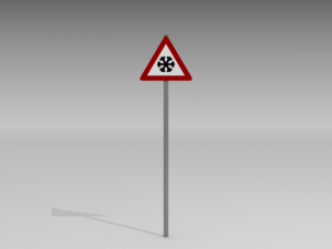 road sign pack 3D Модель