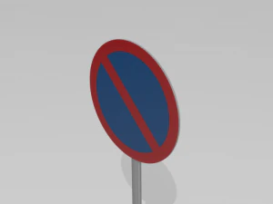 road sign pack 3D Model