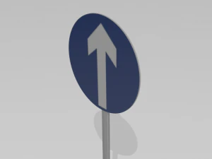 road sign pack 3D Model