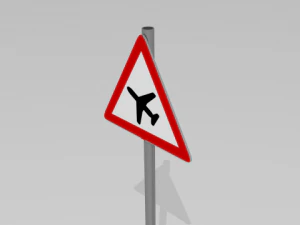 road sign pack 3D Model