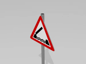 road sign pack 3D Model