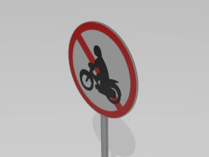 road sign pack 3D Model