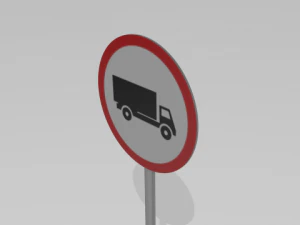 road sign pack 3D Model