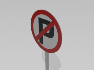 road sign pack 3D Model