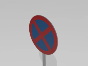 road sign pack 3D Model