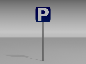 road sign pack 3D Модель