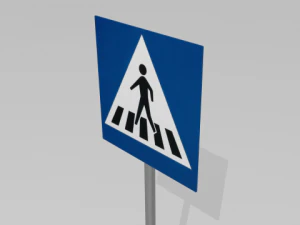 road sign pack 3D Model
