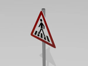 road sign pack 3D Model