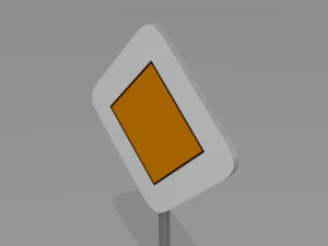 road sign pack 3D Model