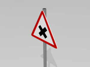road sign pack 3D Model