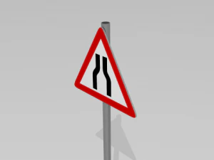 road sign pack 3D Model