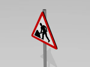 road sign pack 3D Model