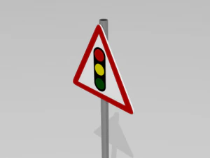 road sign pack 3D Model