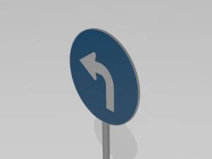 road sign pack 3D Model