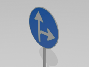 road sign pack 3D Модель