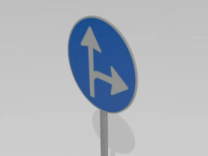 road sign pack 3D Model