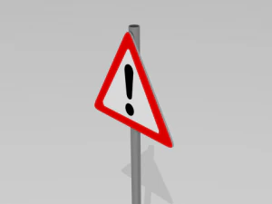 road sign pack 3D Model