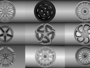 car rim pack 3D मॉडल