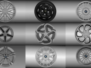 paquete de llantas de coche Modelo 3D