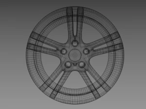 car rim pack 3D Model
