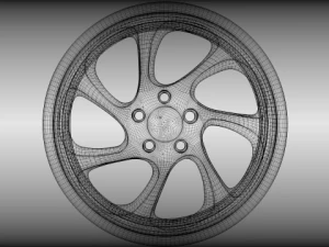 car rim pack 3D Model
