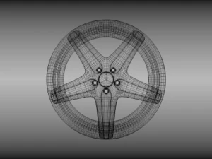 car rim pack 3D Model