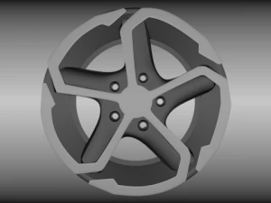 car rim pack 3D Model