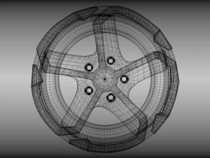 car rim pack 3D Model