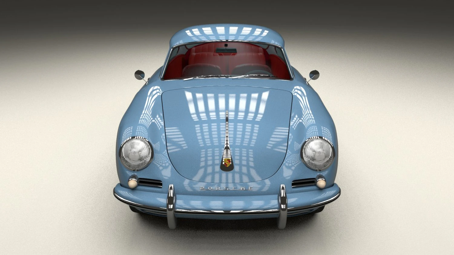 porsche 356 3D Model .c4d .max .obj .3ds .fbx .stl .blend 
