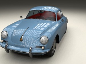 porsche 356 3D Модель