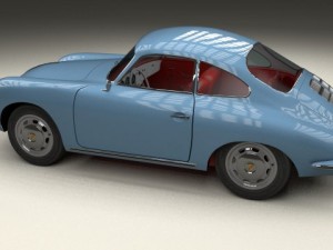 porsche 356 3D Модель