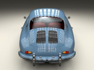 porsche 356 3D Модель