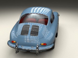 porsche 356 3D Модель