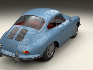 porsche 356 3D Модель