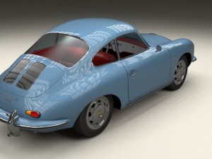 porsche 356 3D Модель