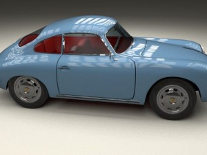 porsche 356 3D Модель