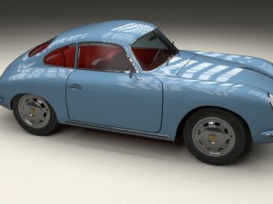 porsche 356 3D Модель