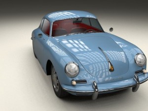 porsche 356 3D Модель