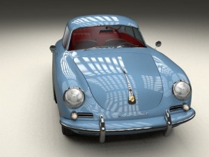 porsche 356 3D Модель