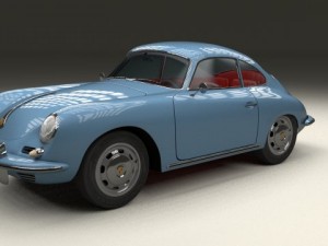 porsche 356 3D Модель