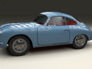 porsche 356 3D Модель