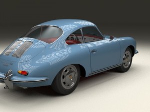 porsche 356 3D Модель