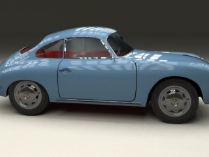 porsche 356 3D Модель