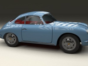 porsche 356 3D Модель