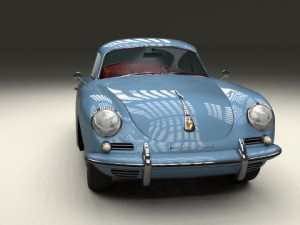 porsche 356 3D Модель
