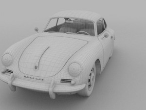 porsche 356 3D Модель